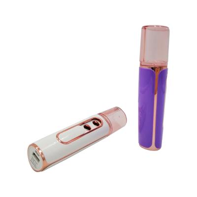 China Wholesale Handheld Moisturizer Mini Dual Hole Nano Facial Mist Spray Face Steamer for sale