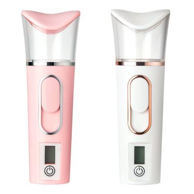 China Hot Selling Moisturizer Amazon Face Steamer With Skin Test Function Portable Nano Facial Mist Spray for sale