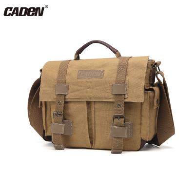 China Wholesale Custom High Quality CADeN F-3 Canvas Durable Outdoor Travel Shoulder Crossbody Camera DSLR/SLR Mirrorless Small - Body Camera Bag for sale