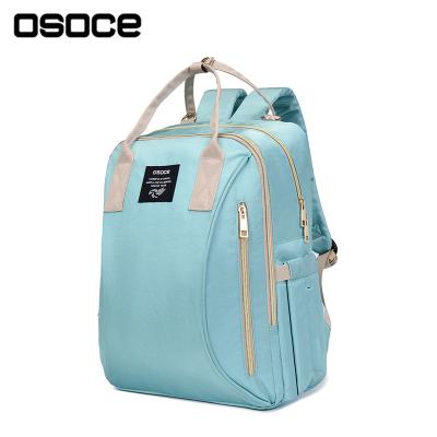 China OSOCE M18 anti-theft packing diaper bag backpack with multi function waterproof material for ladies fashion caden for mom large capacity for sale