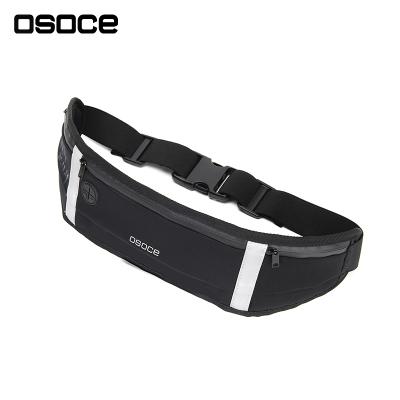 China Wholesale High Quality Custom Logo Durable Polyester Water Proof OSOCE B66 Fashion Women Men Pussy Pack Waterproof Waist Bag for sale