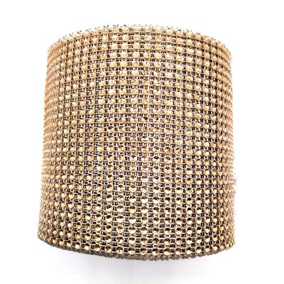 China Bags 24 Rows High Quality Plastic Mesh Trim For Clothing Decoration, Trimmings For Dresses, Mesh Trims Fabric for sale