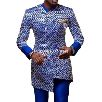 China 2022 summer fashion men's african polyester men's style long sleeve plus size shirts M-3XL african clothes for sale