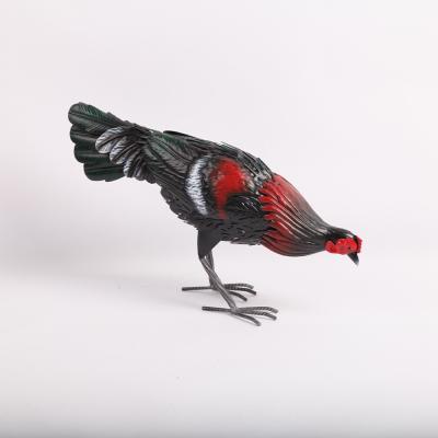 Cina Ornamenti resistenti alle intemperie del pollo del metallo dell'ornamento animale unico del giardino in vendita