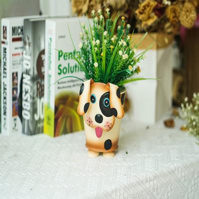 China Funny Metal Animals Planter Pot Desktop Ornaments Home Decor Garden Pot zu verkaufen