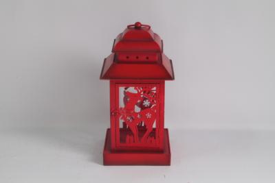 China Exquisite Metal Holiday Red Lanterns With Modern Flair For Home For Garden for sale