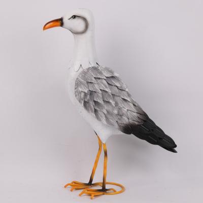 Chine Facile d'entretien et résistant aux intempéries Ornement de jardin d'animaux Métal Egret Métal Héron à vendre