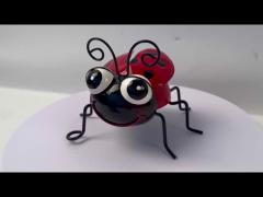 Metal Ladybird Garden Ornaments Cute Metal Insect Decorations