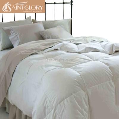 China Classic White Feather Home Goose Down Fabric Down Comforter Down Comforter for sale