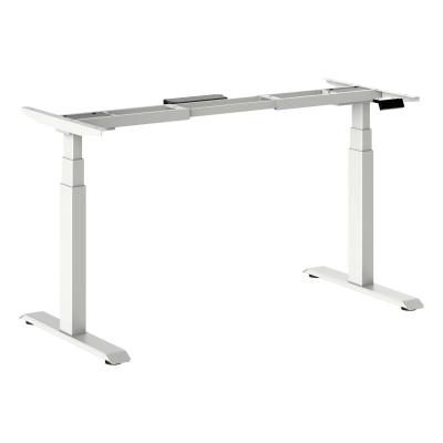 China White Adjustable Venace V Height Adjustable Desk Table (Height) Standing Frame Without Side Holes for sale