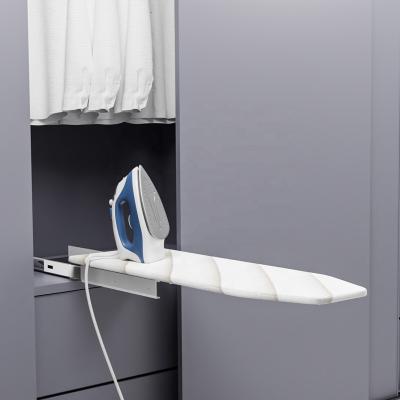 China Built-in Foldable 180 Degree Rotating Ironing Board Cabinet Pull-Out Ironing Board Cabinet Ironing Board for sale