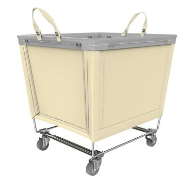 China Laundry Trolley Canvas Laundry Basket With Wheels Laundry Baskets On Wheels for sale