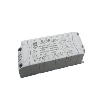 China LED Lighting 0-10V 40W DR-CC-40 Dimmable Driver High Efficiency PFC DC Flip-Free Dimming Driver for sale