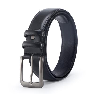 China Fashion.Casual PU Belts Connection With Pin Metal Buckles Black Brown Camel Men's Belt for sale