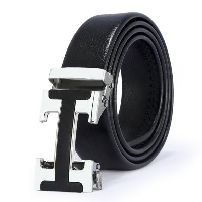 China Wholesale New Mens Durable Leisure Belt Ratchet Leather Dress Belt With Automatic Buckle for sale