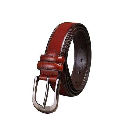 China Pin Buckle Wholesale Customized Ladies Leather Belt Pin Buckle Durable PU Leather Belt for sale