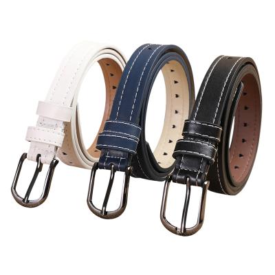 China Wholesale Custom Made Lady's Belt New Factory Style Pin Buckle Belt PU Leather Belt Fashion Classic Leather Belt For Women for sale