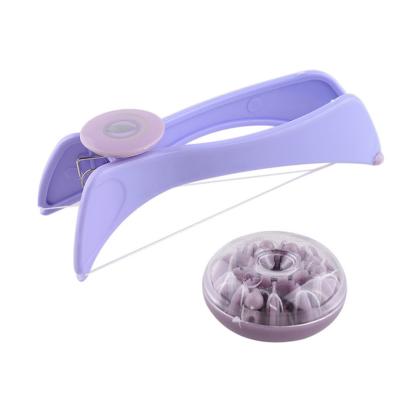 China Beauty Product Hair Removal Tool Face Eyebrow Threading Hair Removal Tool Epilator Facial Hair Remover With Box for sale