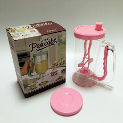 China Sustainable Commercial Plastic Cake Brownie Muffins Hand Held Pancake Batter Manual Batter Dispenser for sale