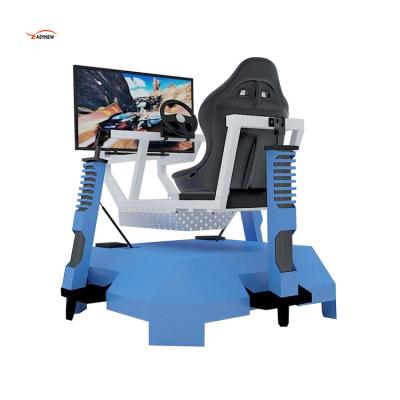 China Indoor Simulated Theme Park One Or Three Screens Car Racing Machine Vibration Simulator for sale