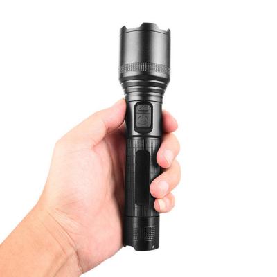 China Expanding Camping P50 800LM 1800mAh 4 Climbing Running Modes Emergency Waterproof Aluminum Mini Flashlight Zoom Adjustable LED Flashlight Torch for sale