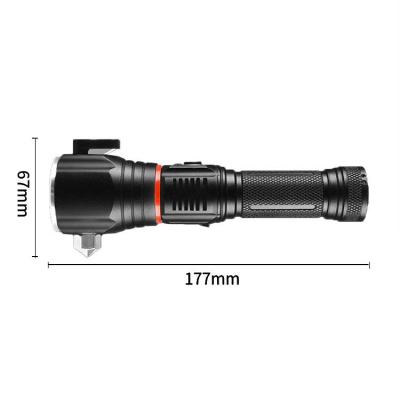 China Growing Emergency Camping Aluminum Alloy LED P50 800LM 18650/21700 1800mha 8 Working Modes Climbing Torch Flashlight Lamp Torch For Outdoor Activity Flashlight for sale