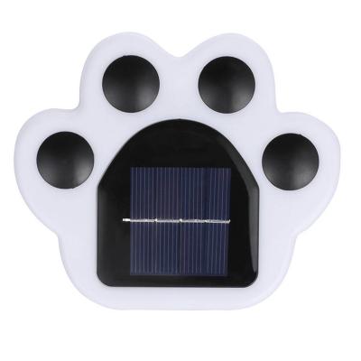 China Amazon Simulation Solar Lawn Light Cat Paw Printing Small Night Garden Lamp Garden Lamp Popular Solar LED Decorative Earth Plug-in Lamp for sale