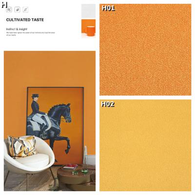 China Modern home hotel use 3D wall fabric waterproof polyester coated environmental textiles seamless wall fabric for sale