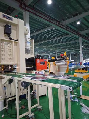 China circle and rectangle  cutting machine 3 in 1 and press automatic feeding for sale