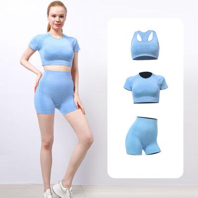 China Breathable Fitness Women Yoga Sets Custom Printed Yoga And Active Wear Women Leggings And Bra Set for sale