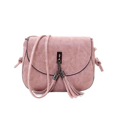 China Fashion Ebay Mini Women Messenger Pu Leather Bags Cross - Body Clutch Tassel Shoulder Tote Bag for sale