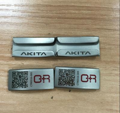 China Europe Stainless Steel Laser Engrave ID Metal Tag For Wristband Wristband for sale