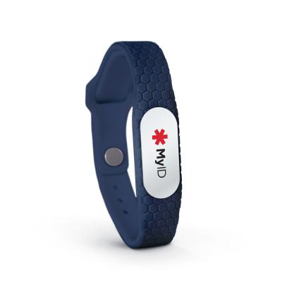 China FASHIONABLE new arrival strong silicone qr code wristband with changeable POD for sale