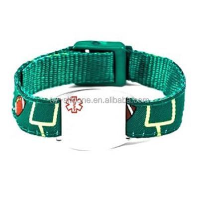 China Fashionable Handmade Custom Nylon ID Wristband With Your Logo for sale