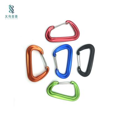 China Factory Stock 6061 Aluminum Metal Steel Wire Door Carabiner High Quality Durable for sale