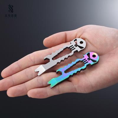 China Multifunctional Outdoor Equipment Tactical EDC Tool Bottle Opener Camping Multifunctional Screwdriver for sale