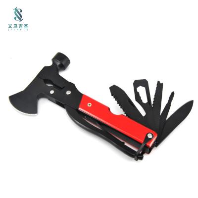 China Durable Portable Outdoor Multifunction Camping Ax Survival Stainless Steel Safety Hammer EDC Tool Ax for sale