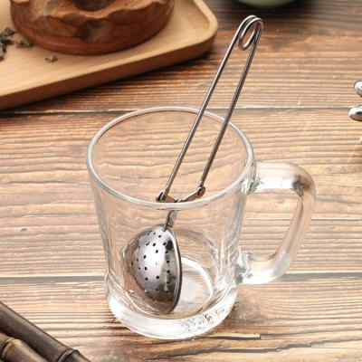 China Sustainable Durable Heart Shape Stainless Steel Tea Infuser With Handle for sale