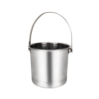 China Durable High Quality Thick Stainless Steel Ice Bucket Ice Holder Container for sale