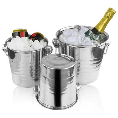 China Viable High Quality Stainless Steel Champagne Bucket Ice Bucket / Wine Cooler Ice Bucket with Competitive Price for sale