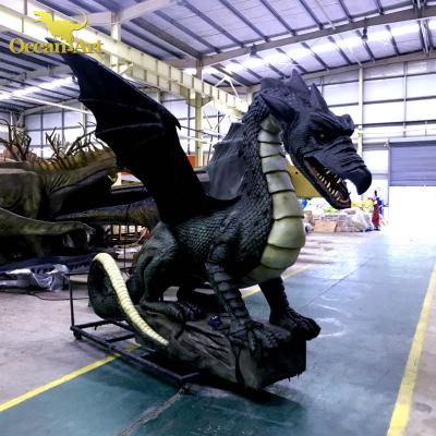 China Custom Animatronic Mental Steel Dragon Robot For Festival Show for sale