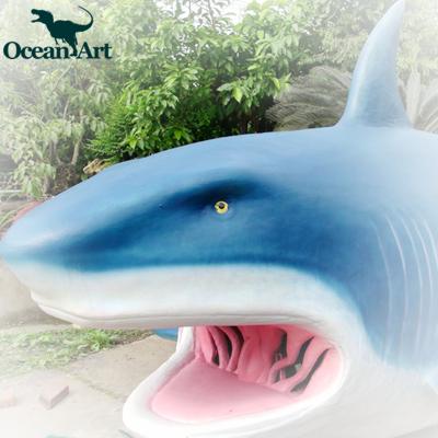 China OAZ3970 Waterproof Water Playground Shark 3D Animation Life Size Sea Animal Model for sale