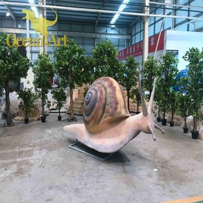 China 1.working temperature: -40℃ „ ƒ at 40 â „ ƒ. 2.Waterproof & AI-RN0045 Waterproof Vivid Garden Decor Insect Animatronic Snail For Sale for sale