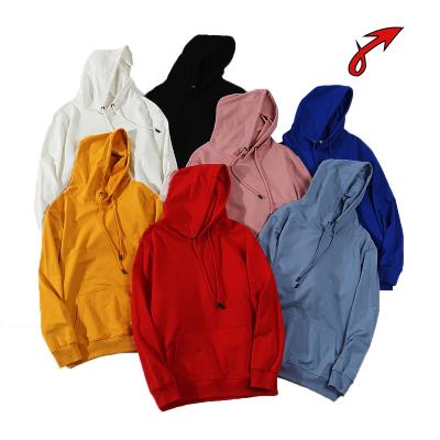 China wholesale Anti-wrinkle cotton autumn and winter advertising shirt men's Hoodie white group class clothes pullover sweatshirt for sale