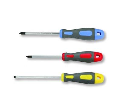 China (SD-77) Soft Handle Cr-V Slotted Screwdriver Customized for sale