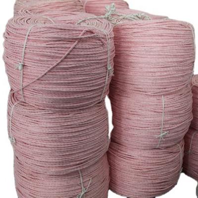 China Firm Customizable Monofilament 2 Strands Nylon /Polyethylene Twisted Rope / Soft And Poly Rope for sale