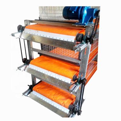 China Wholesale Customized Waterproof And Stain-Resistant Fertilizer Conveyor Belt PVC Coated Poultry Feed Belt For Layer Broiler Chicken Quail for sale