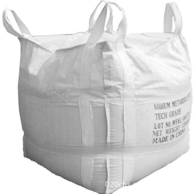 China ANTISTATIC Pack of 1 FIBC Bulk Bag One Ton Bag Open Top Flat Bottom Woven Polypropylene Bags for sale