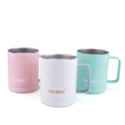 China Viable Kids Vacuum Insulated Tumbler Bulk Cups With Lid, Wholesale Customized Glitter 14oz Stainless Steel Travel Mug for sale