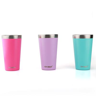 China Factory Viable Cheap Price Kuangdi Double Wall Beer Coffee Mug, Low MOQ 304 Stainless Steel Wholesale Thermal Tumbler Cups for sale